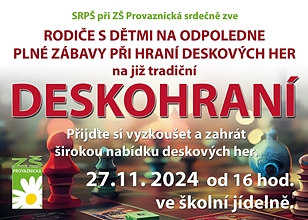 Pozvánka na DESKOHRANÍ 27.11.2024