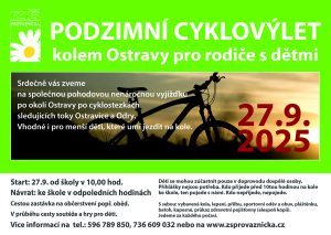 SRPŠ – Pozvánka na podzimní Cyklovýlet