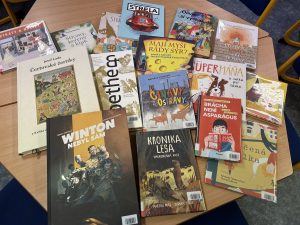 Nové knihy ve školní knihovně