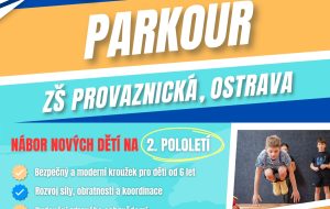 Nábor dětí do Parkouru na 2.pololetí 2025/2026