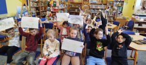 Návštěva školní knihovny – 1.D